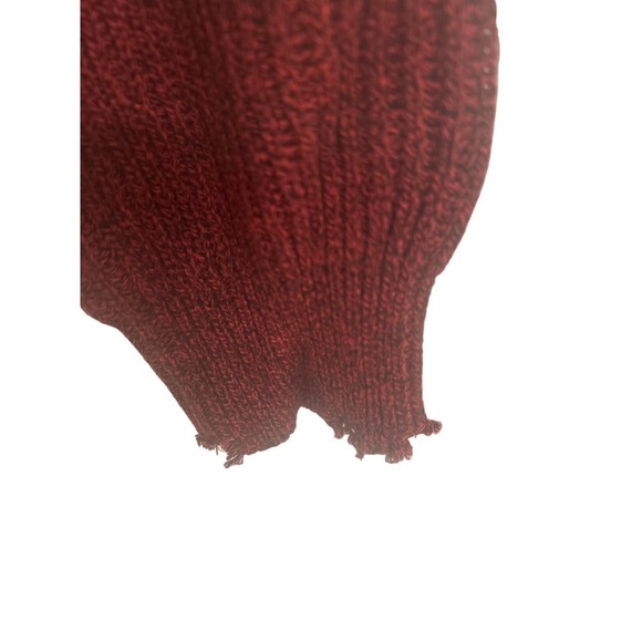 PISTOLA Eva Distressed Cotton Crew Neck Sweater Cherry black Marl XL NWT - Picture 10 of 11